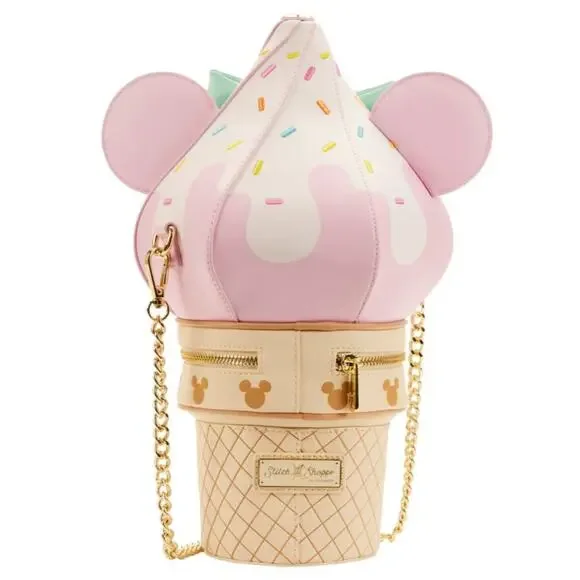Exclusive Stitch Shoppe Disney Soft Serve Ice Cream Crossbody Bag - Picture 4 of 13
